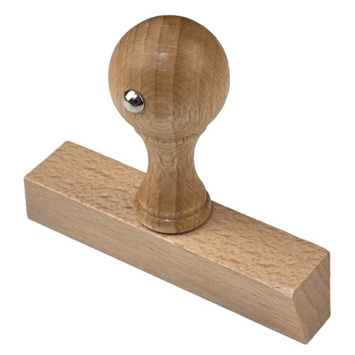 Wooden stamp 10 x 70 mm