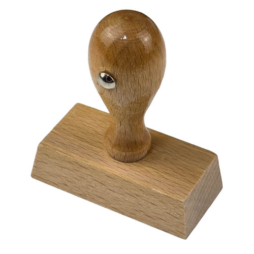 Wooden stamp 30 x 60 mm