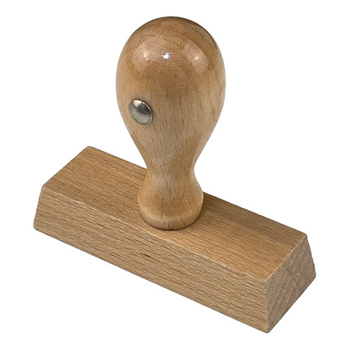 Wooden stamp 25 x 70 mm