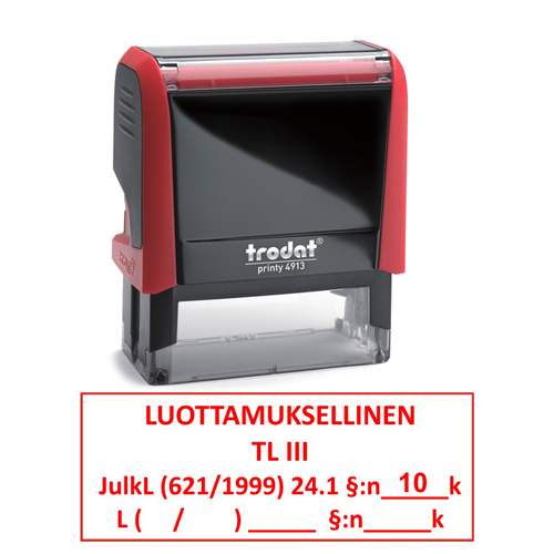 Printy 4913 - Luottamuksellinen
