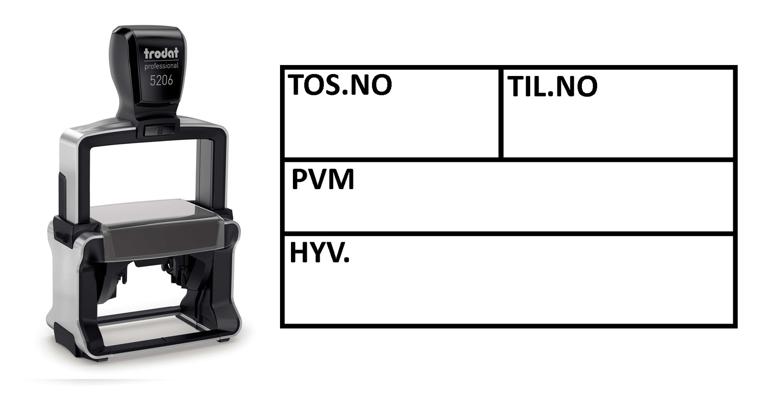 Trodat 5206 V0.1 Konteringsst&#228;mpel