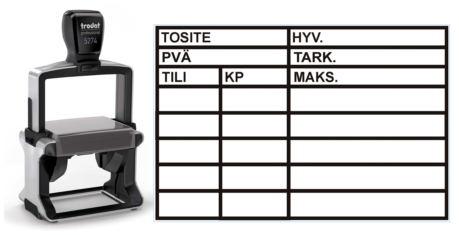 Trodat 5274 V1.6 Konteringsst&#228;mpel