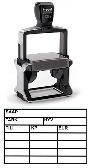 Trodat 5274 V1.2 Konteringsst&#228;mpel