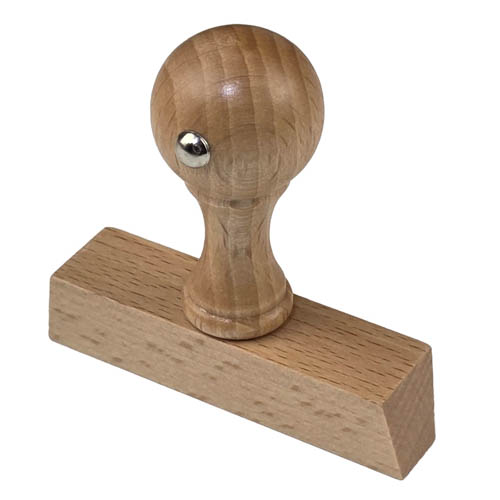 Trä gummitämpel 10 x 60 mm